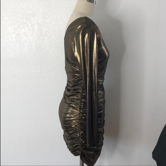 Metallic Gold Kendall & Kylie Dress - Picture 5 of 6